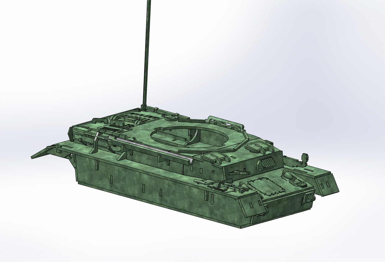 Panzerkampfwagen IV德军坦克模型