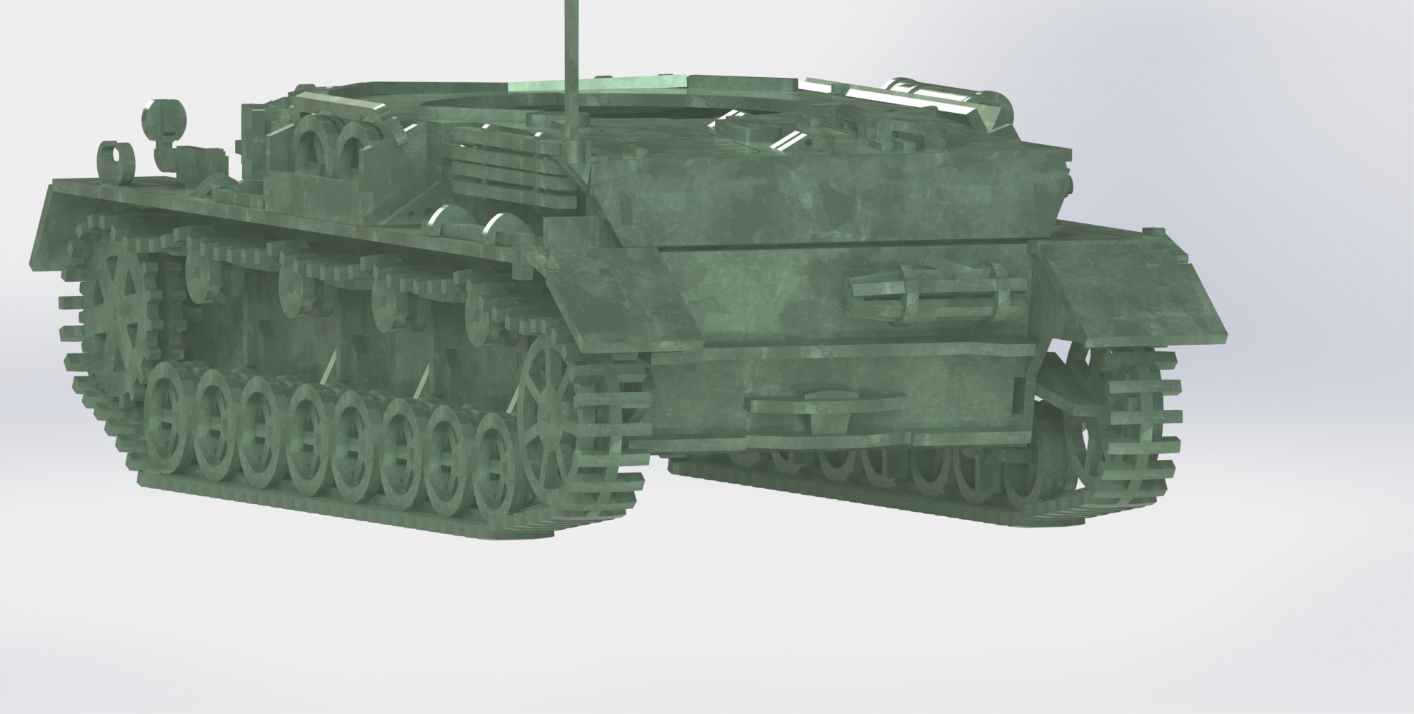 Panzerkampfwagen IV德军坦克模型