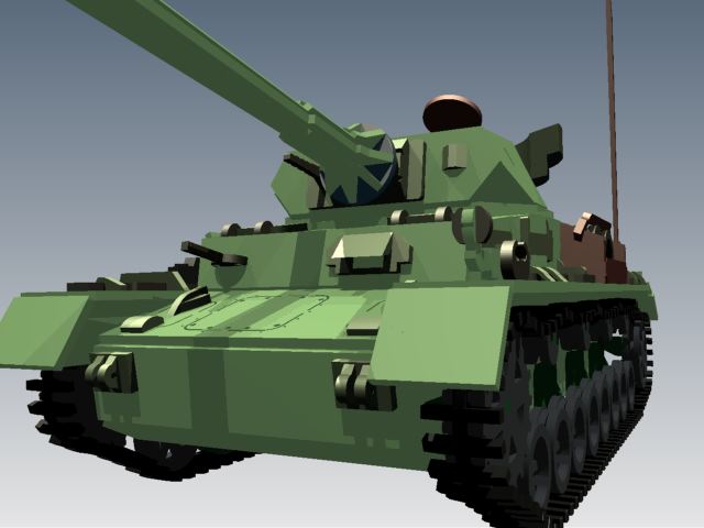 Panzerkampfwagen IV德军坦克模型