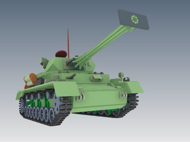 Panzerkampfwagen IV德军坦克模型