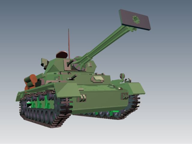 Panzerkampfwagen IV德军坦克模型