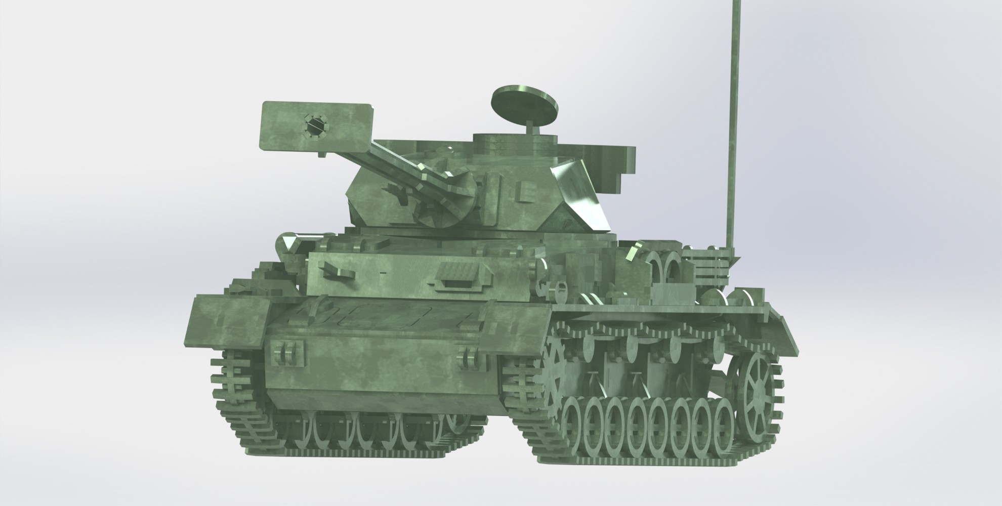 Panzerkampfwagen IV德军坦克模型