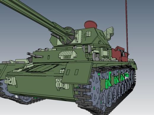 Panzerkampfwagen IV德军坦克模型缩略图