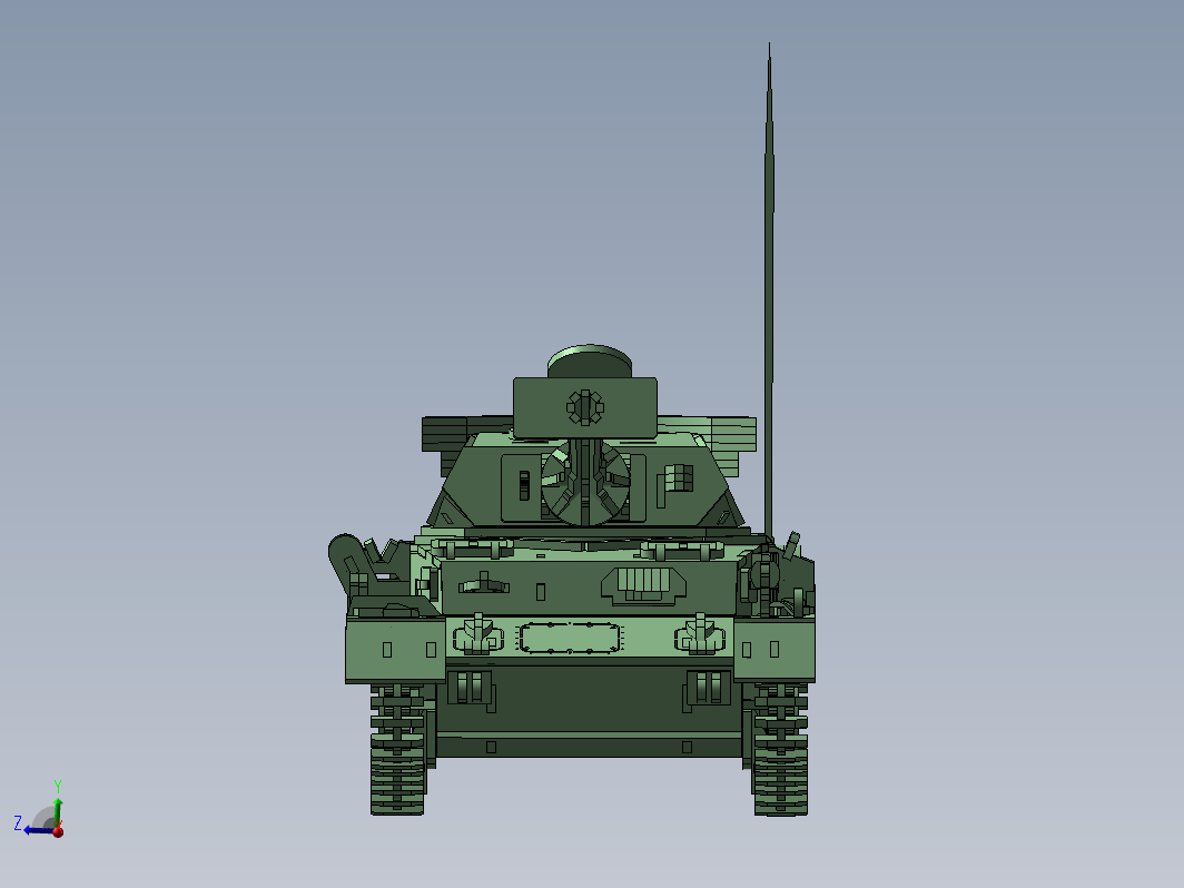 Panzerkampfwagen IV德军坦克模型