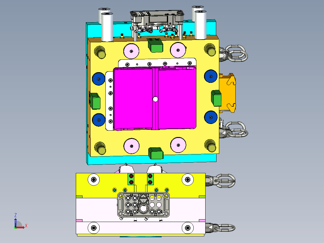 787注射成型模具UG设计