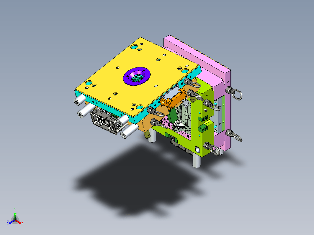 787注射成型模具UG设计