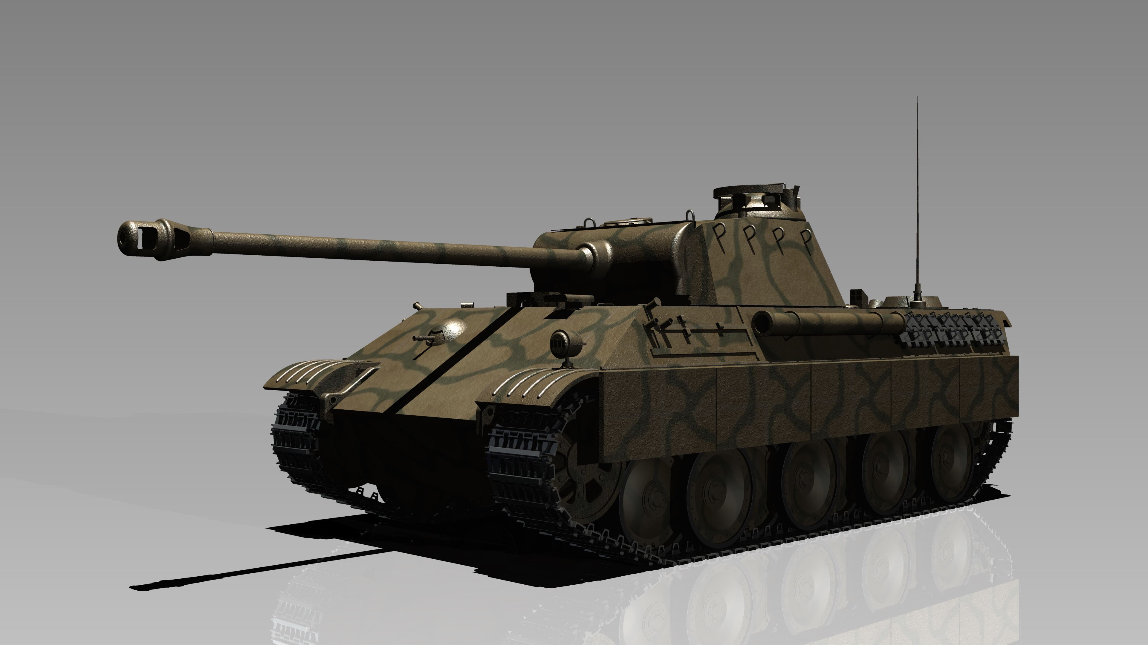 Panzer V五号中型坦克玩具