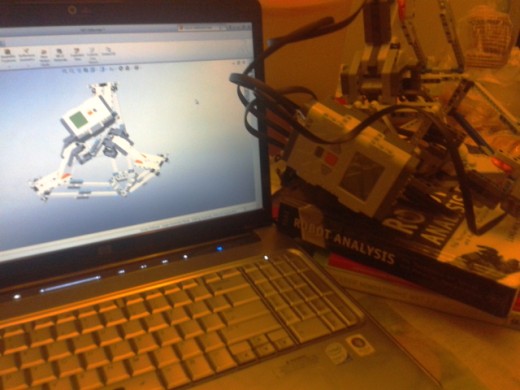Lego NXT Delta三角机器人拼装玩具