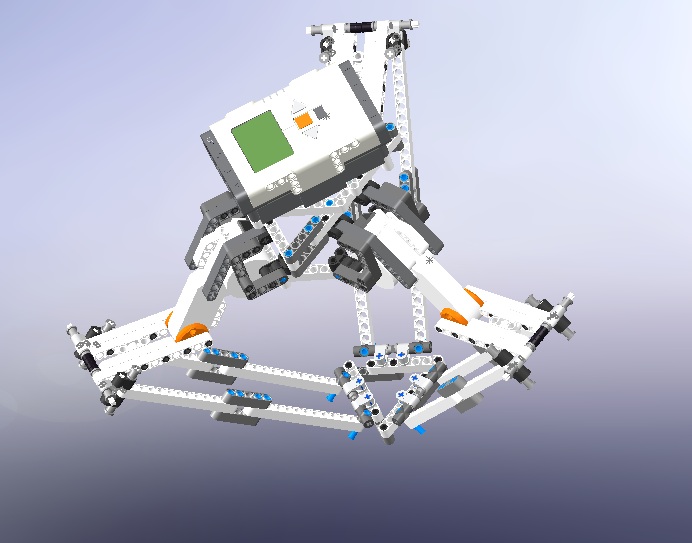 Lego NXT Delta三角机器人拼装玩具