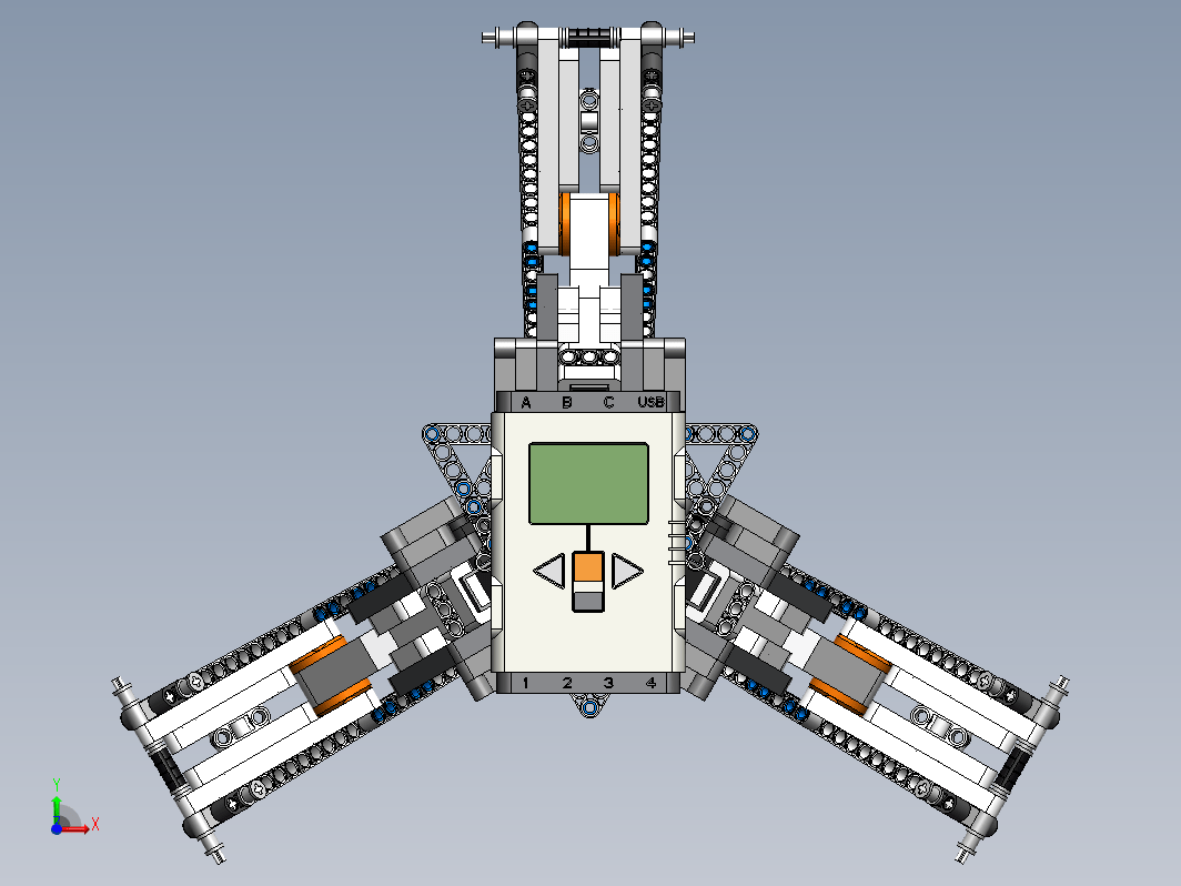 Lego NXT Delta三角机器人拼装玩具