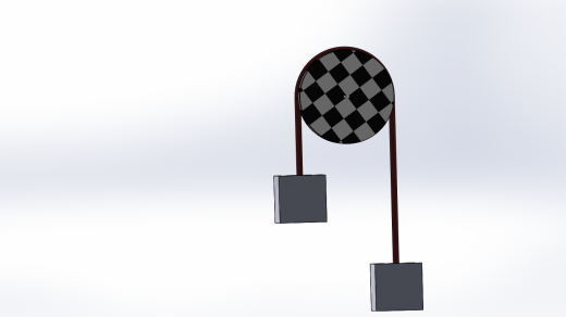 SOLIDWORKS 中的动态滑轮移动动画