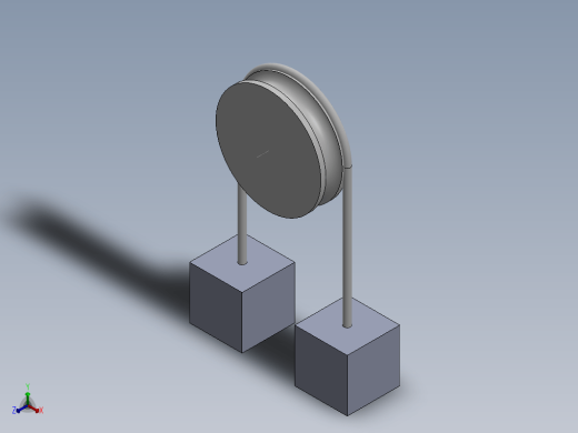 SOLIDWORKS 中的动态滑轮移动动画缩略图