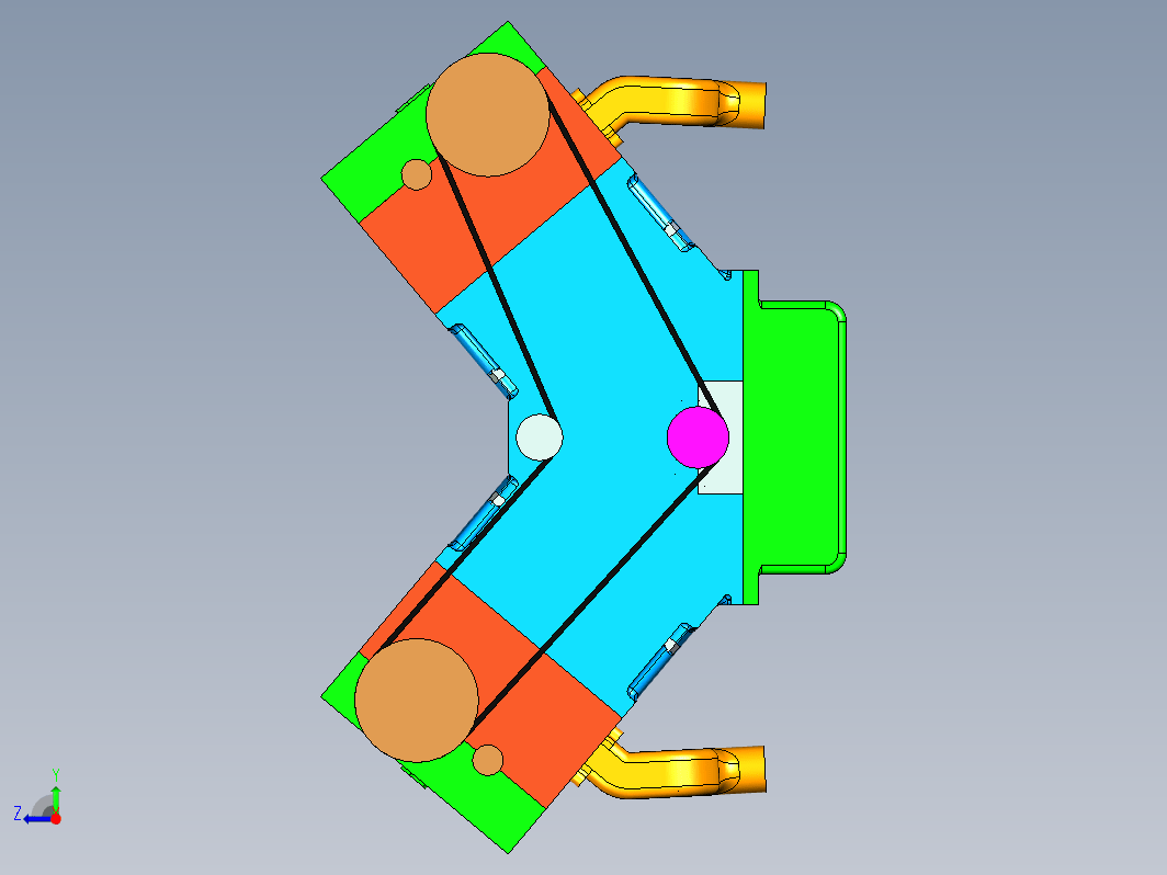 MSK W16缸发动机