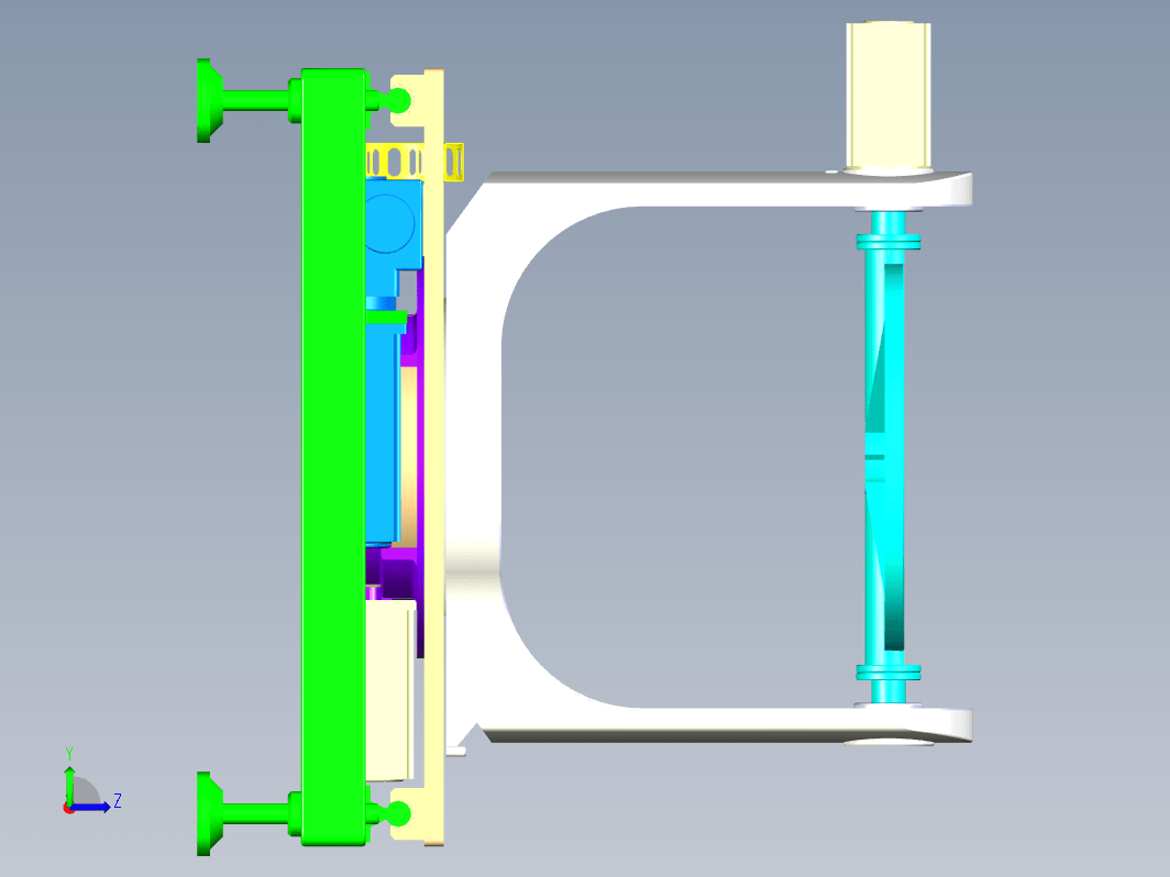 3轴转台CATIA（组装）