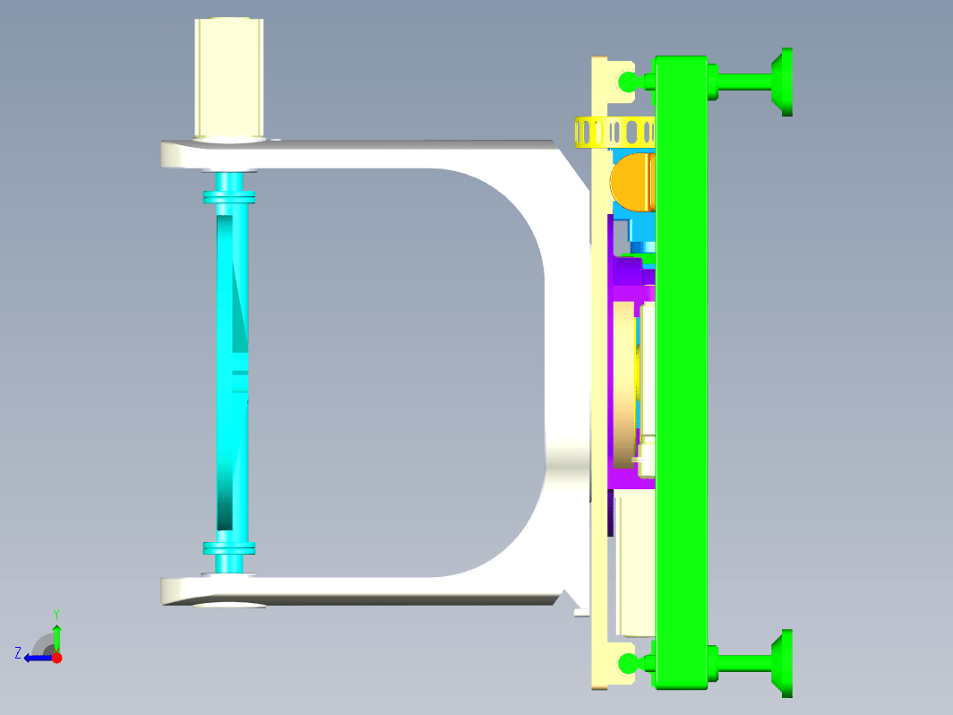 3轴转台CATIA（组装）