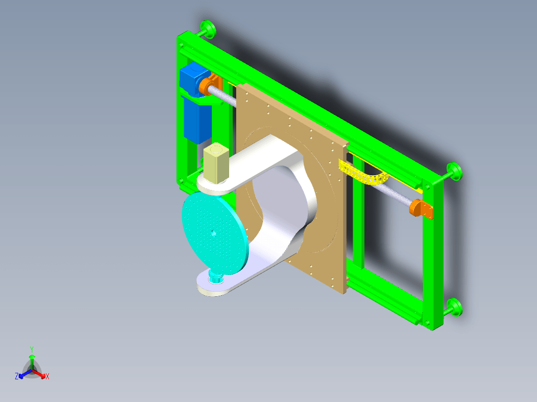 3轴转台CATIA（组装）