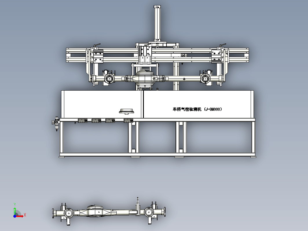 车桥气密性检测机用于汽车车桥的气密性试验