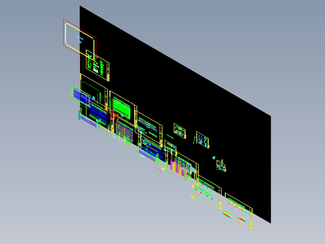 中阳石业钢结构工程CAD