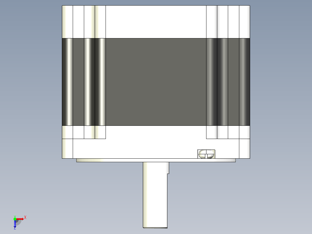 步进电机3D图86J1270-650