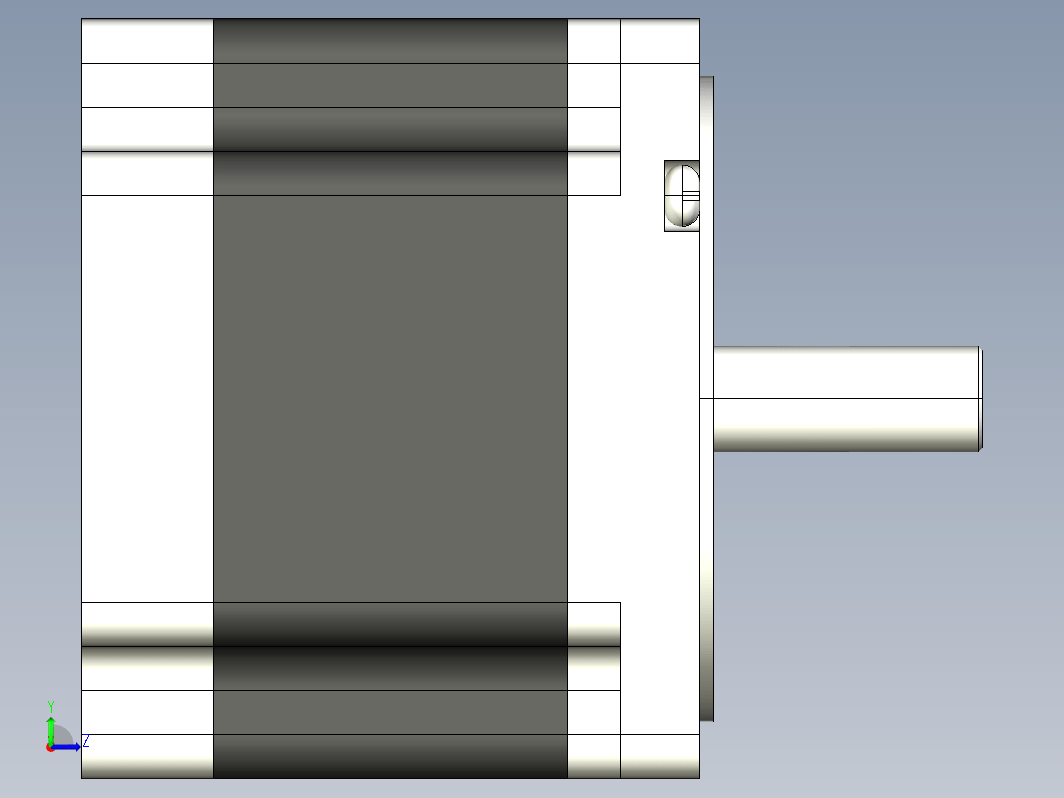 步进电机3D图86J1270-650