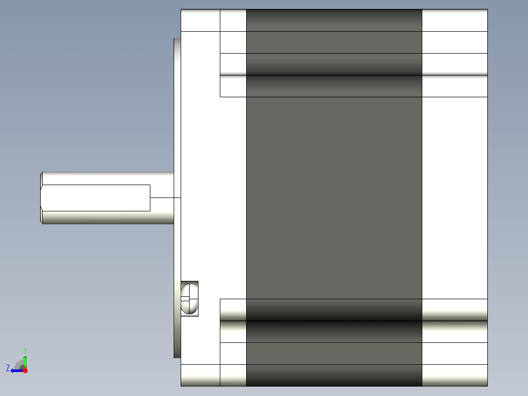 步进电机3D图86J1270-650