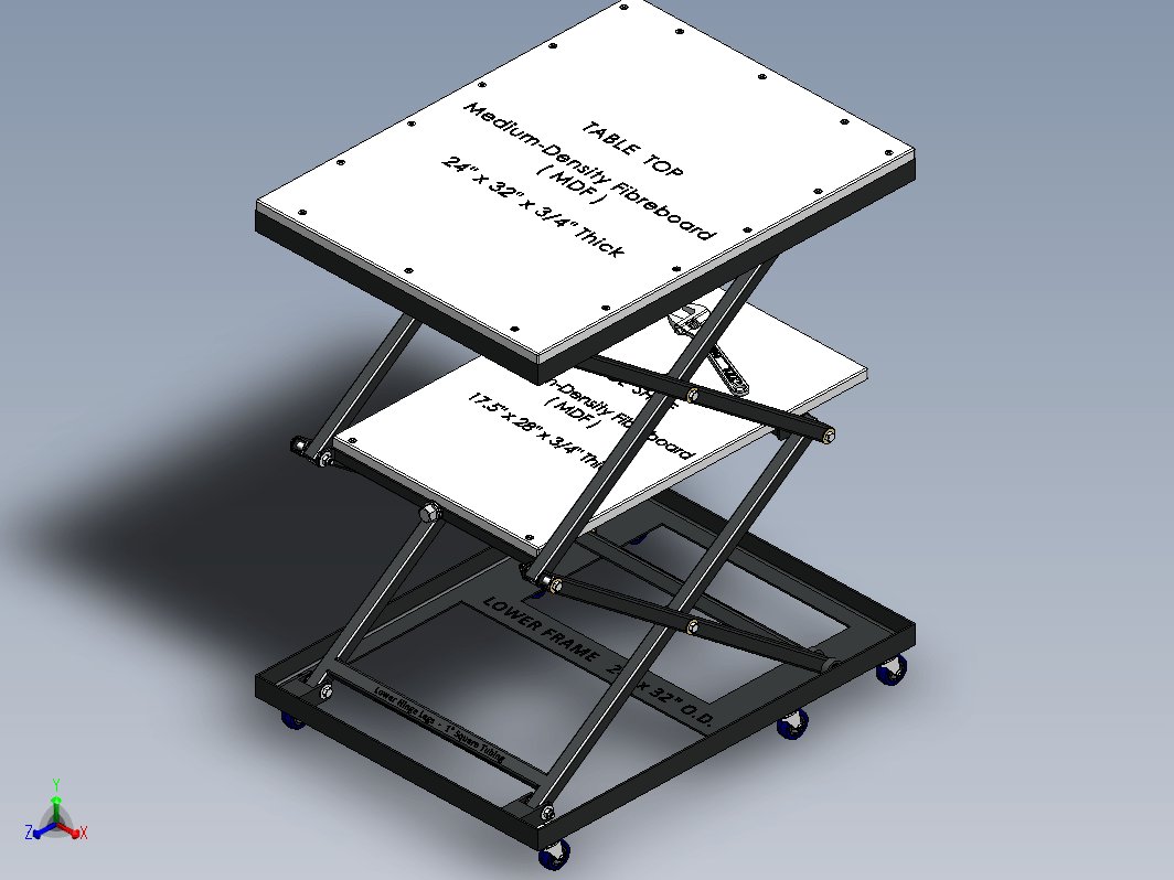 DIY Lift Table自制升降台