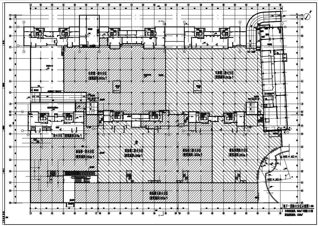 地下商场建筑设计图