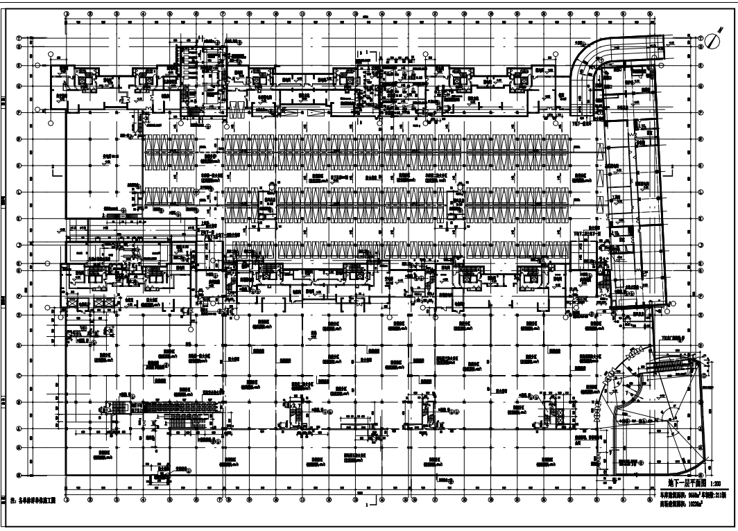 地下商场建筑设计图