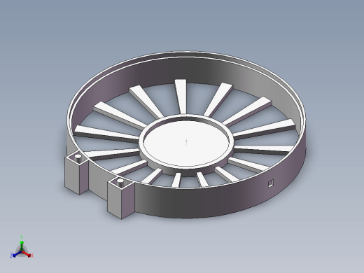小风扇后盖的注塑模具设计-滑块抽芯注射模三维UG10.0带参+CAD+说明书缩略图
