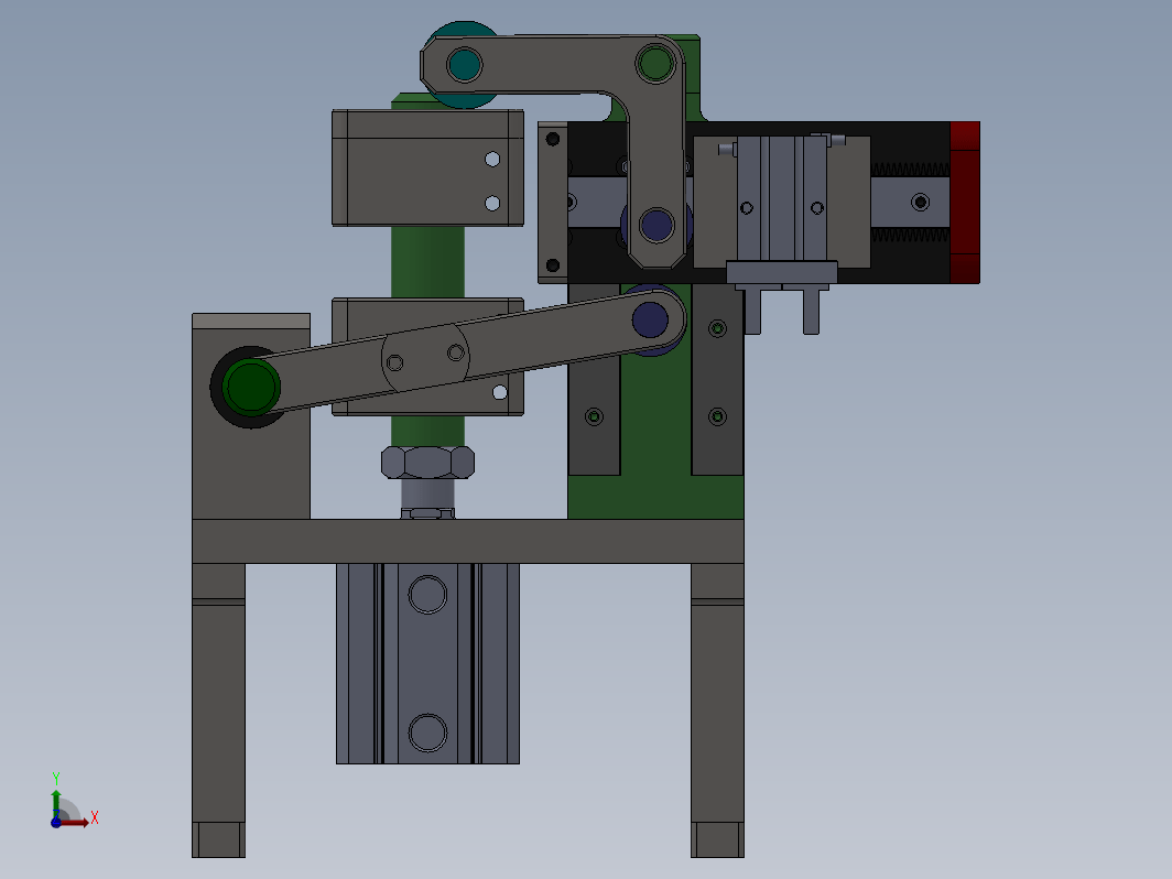 连杆取料机构3D机械 T987