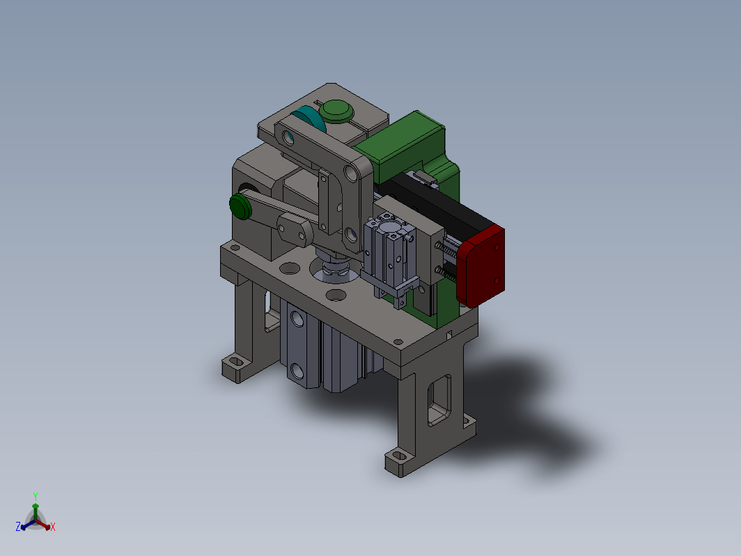 连杆取料机构3D机械 T987