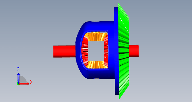 差速器齿轮设计模型