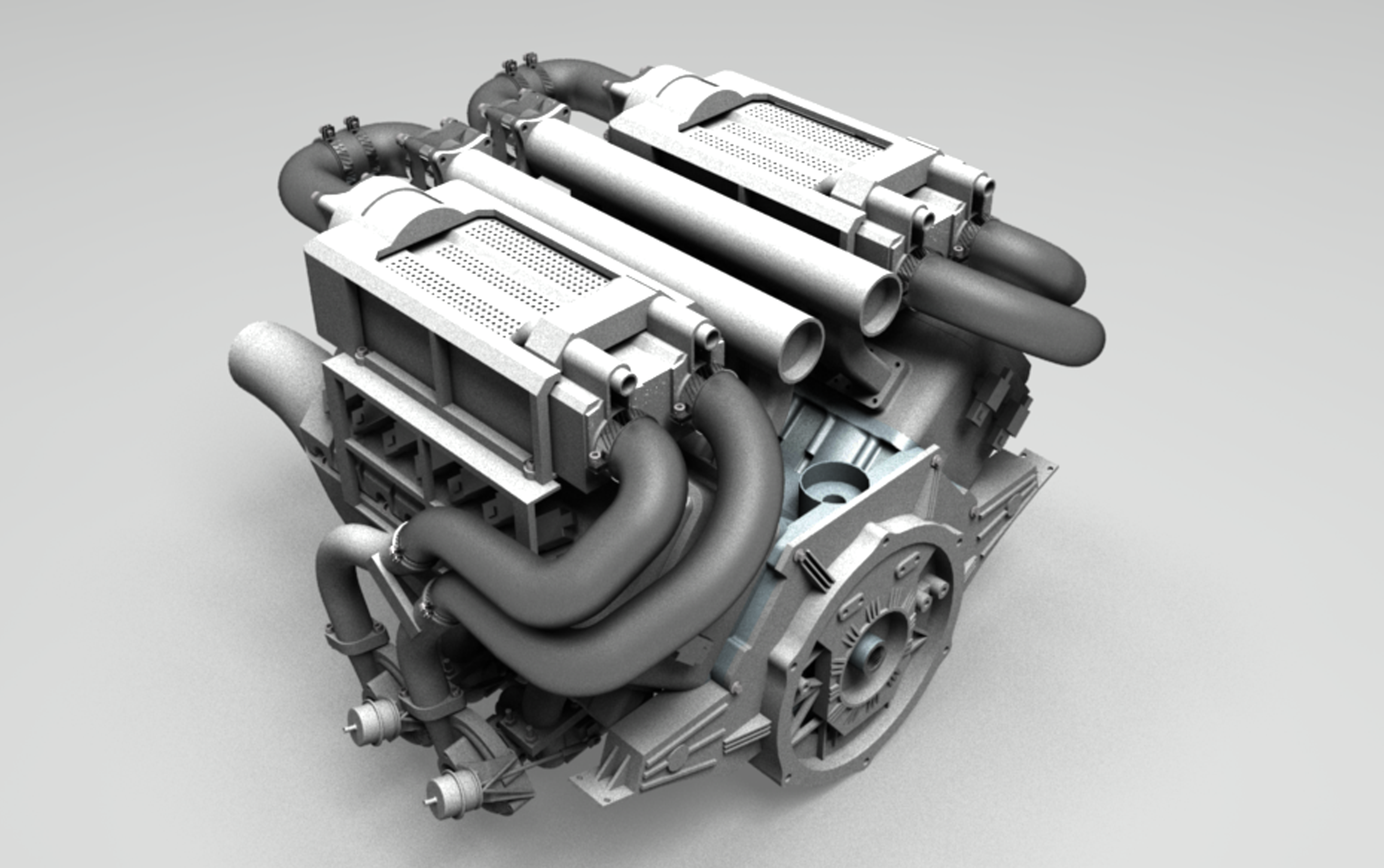 bugatti engine发动机