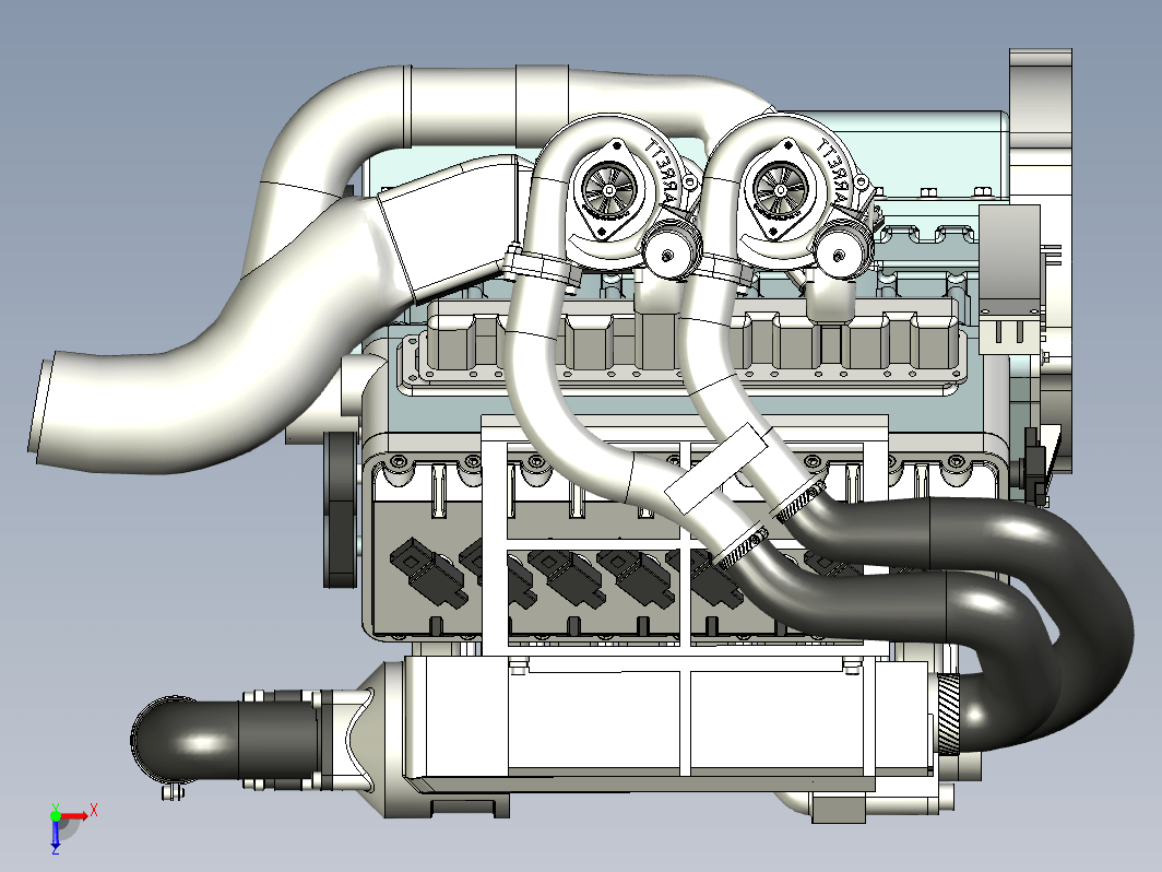 bugatti engine发动机