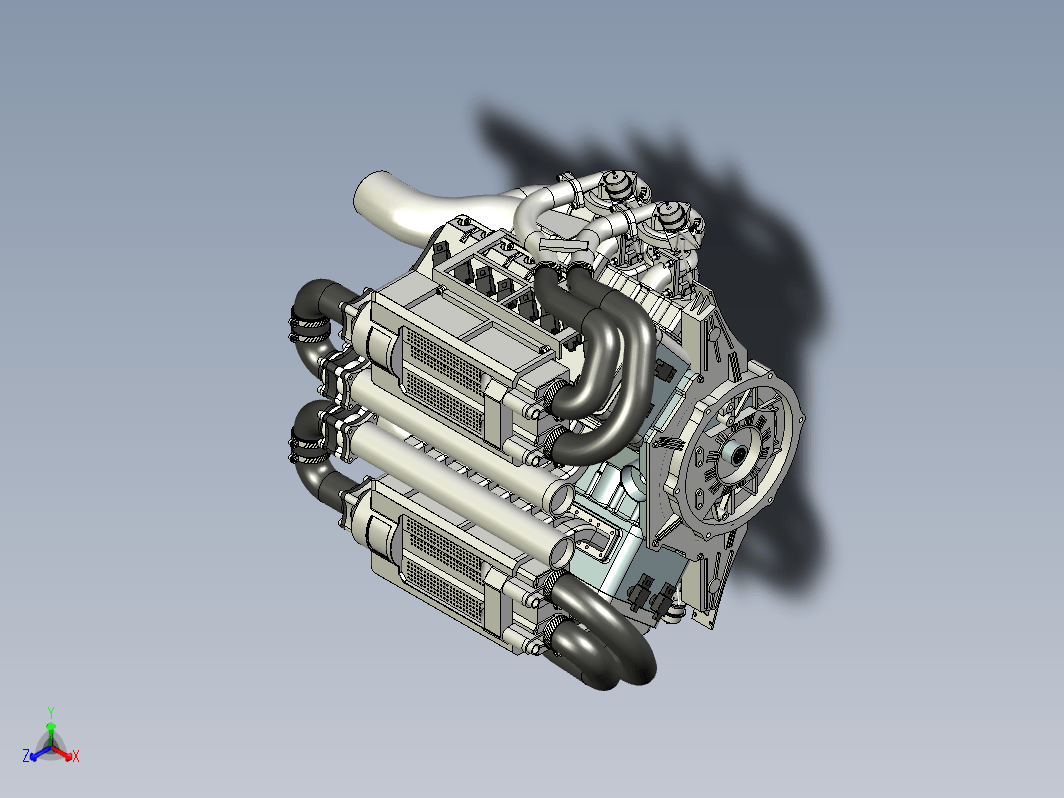 bugatti engine发动机