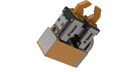 末端夹持机械爪3D图纸 Solidworks设计 附工程图
