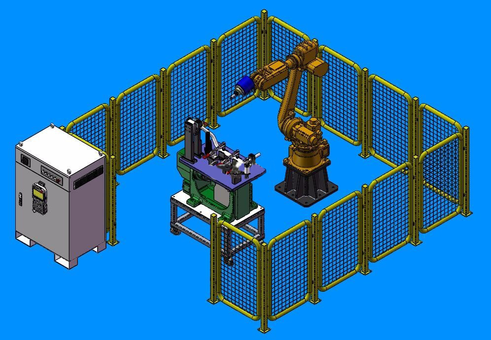 六轴工业机器人打磨工作站