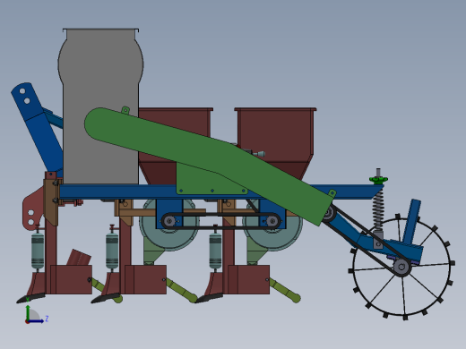 花生播种机三维SW2015带参缩略图