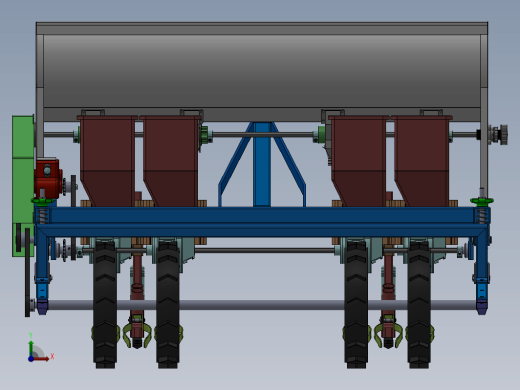 花生播种机三维SW2015带参缩略图