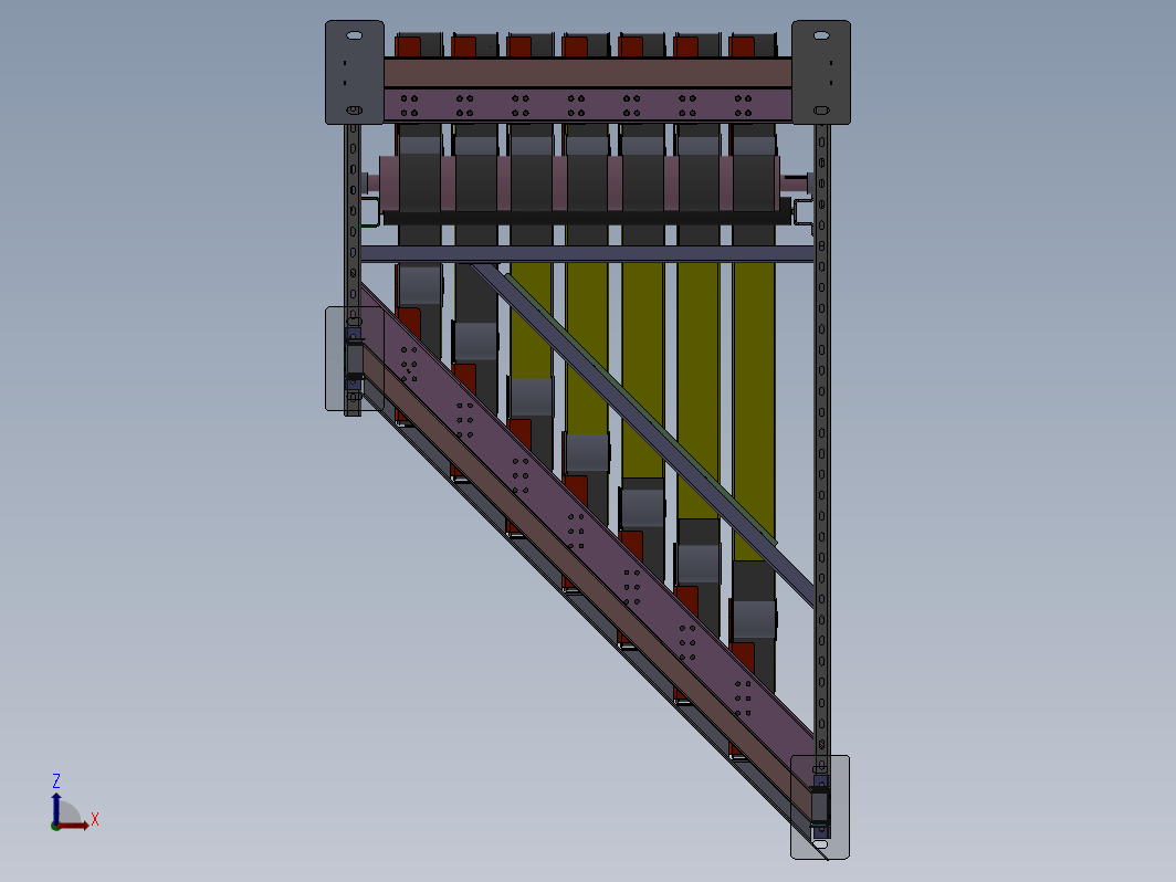 梯形给料上料系统斜皮带输送机3D供包窄带