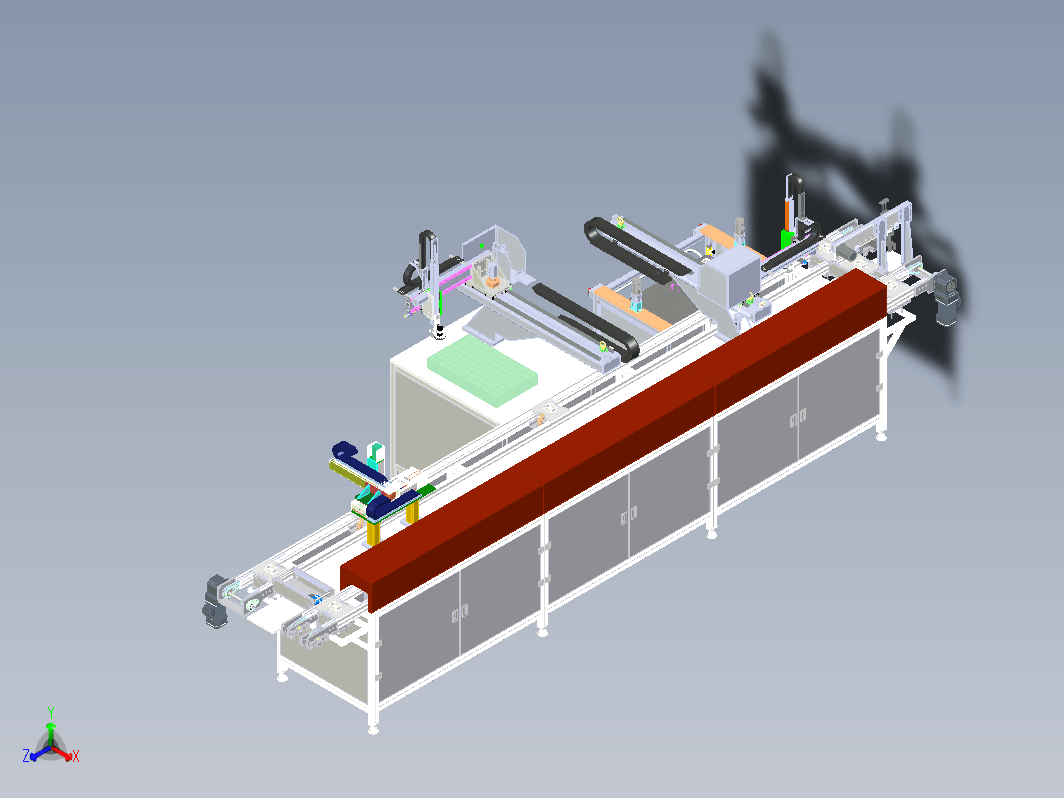 transfer非标传输系统3D图