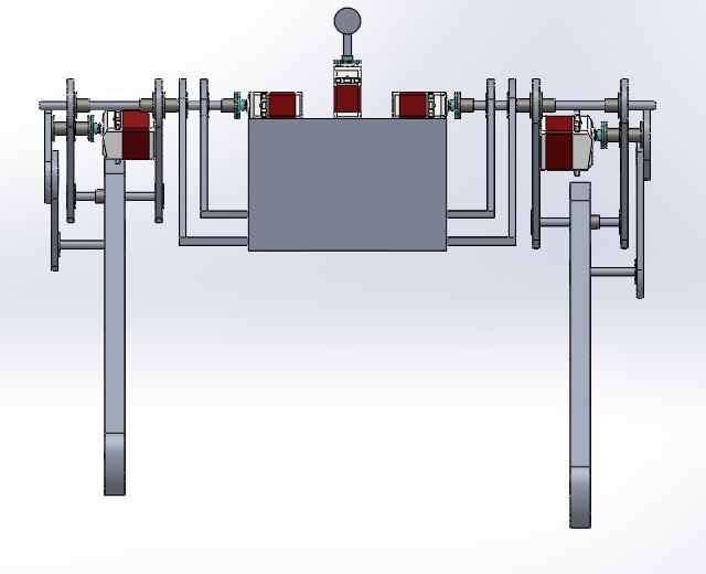 简易四足机器狗结构 Quadruped Robot Dog