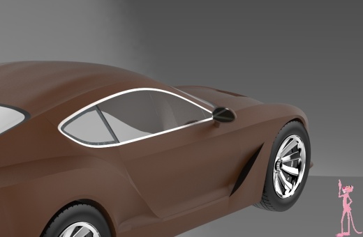 简易Bentley EXP轿车外壳造型缩略图