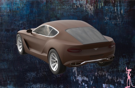 简易Bentley EXP轿车外壳造型缩略图