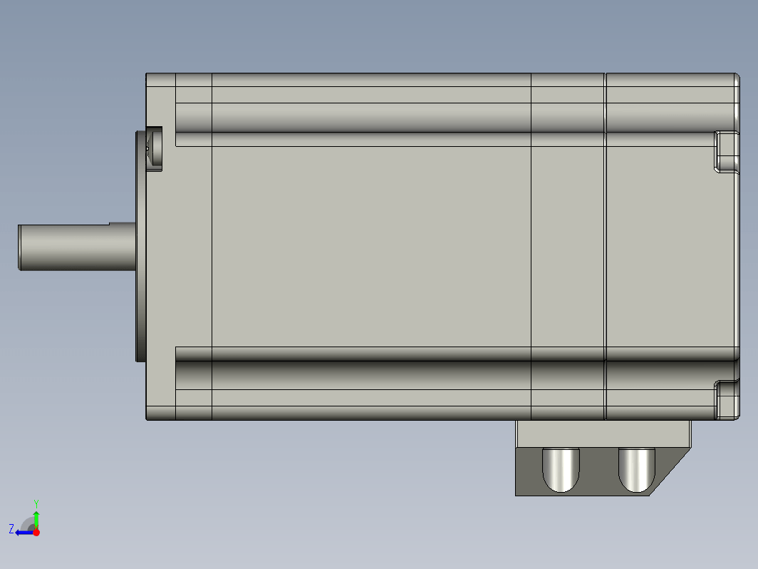 YK257EC76E1  57mm两相闭环步进电机（3D）