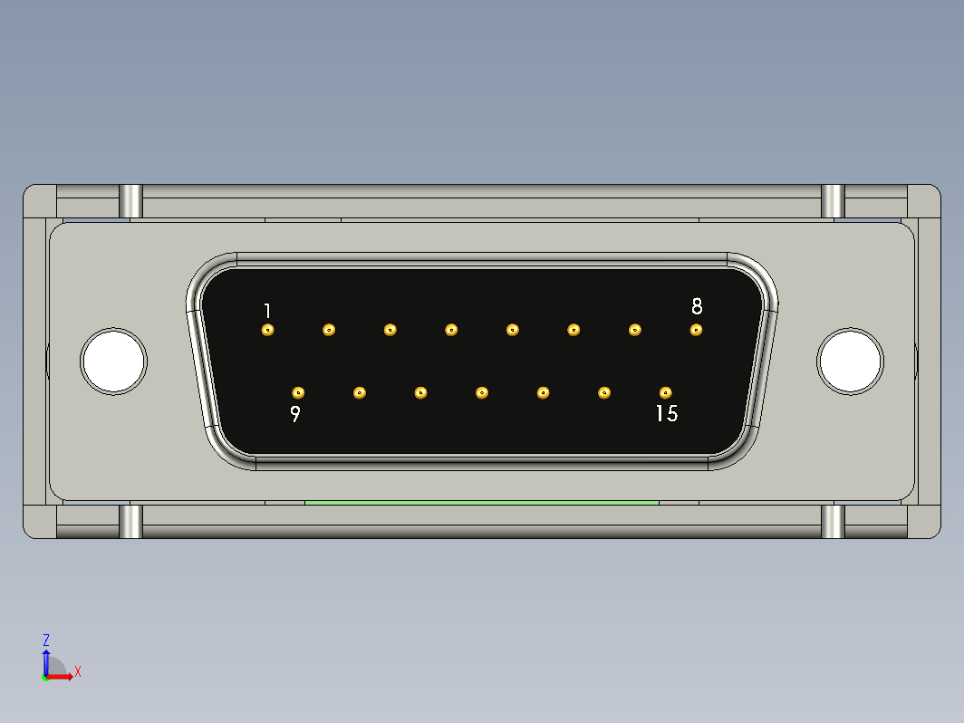 RJ45 转 D-Sub 15 位模块化适配器