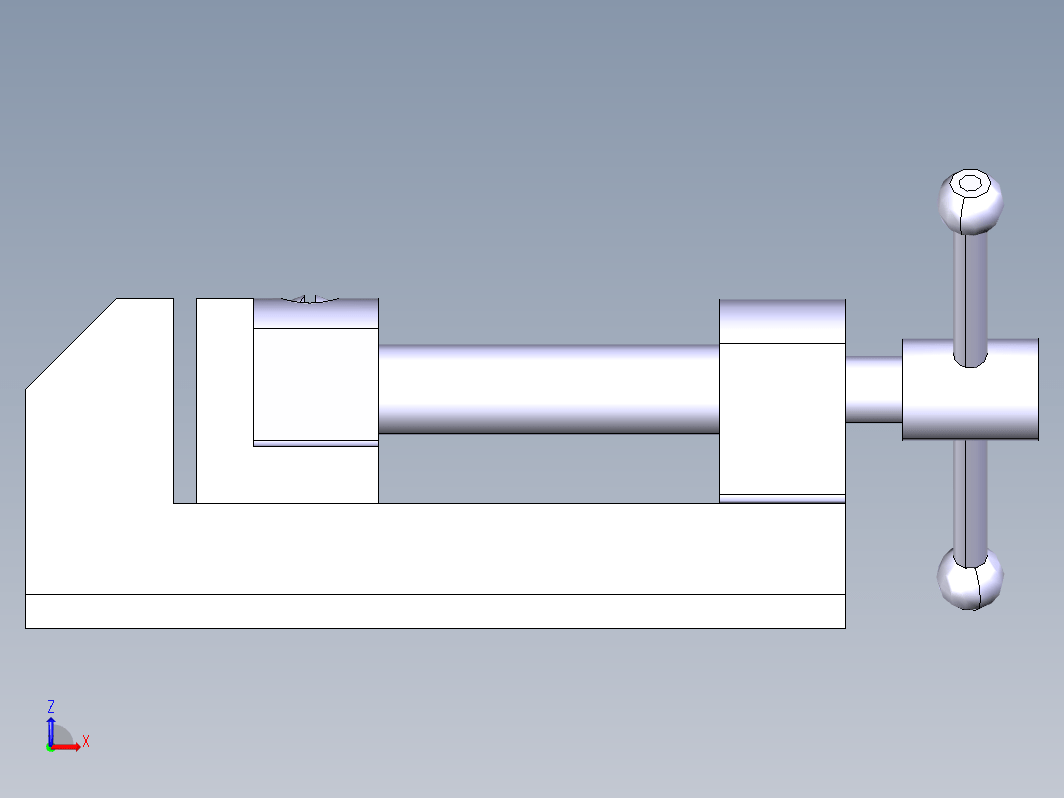 虎钳台钳卡钳-bench-vice-assembly-20 2 CATIA