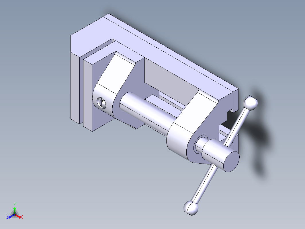 虎钳台钳卡钳-bench-vice-assembly-20 2 CATIA