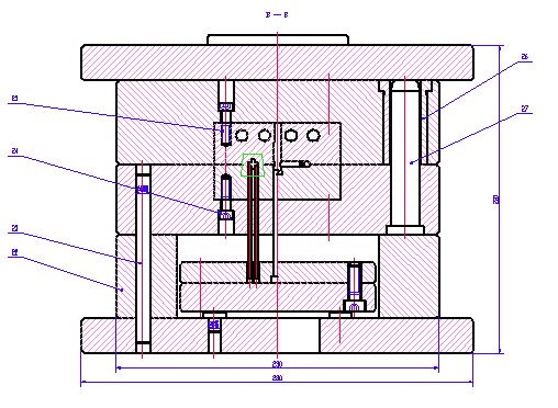 电器旋钮CAD注射模设计（有cad图+proe图+说明书）