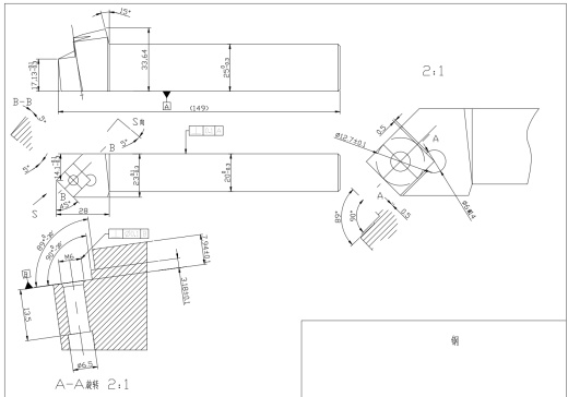 可转位车刀设计 CAD+说明书缩略图